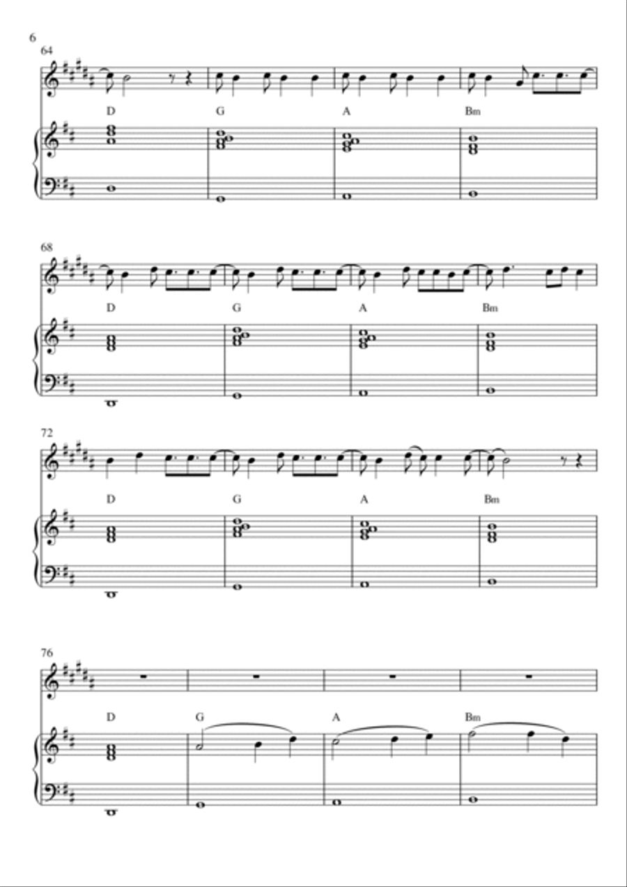 Young And Beautiful Small Ensemble scores gallery preview page 6