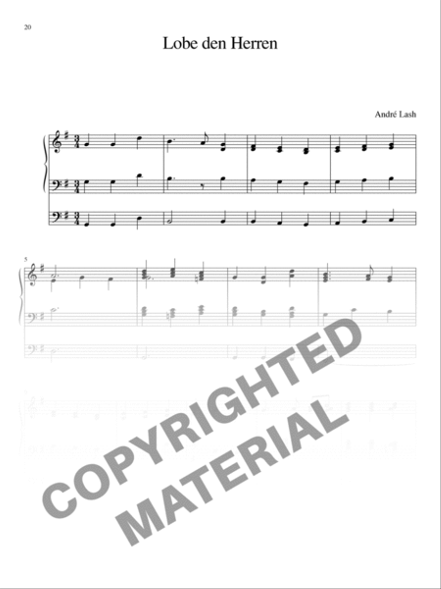 30 Reharmonizations for Organ Organ Solo scores gallery preview page 15