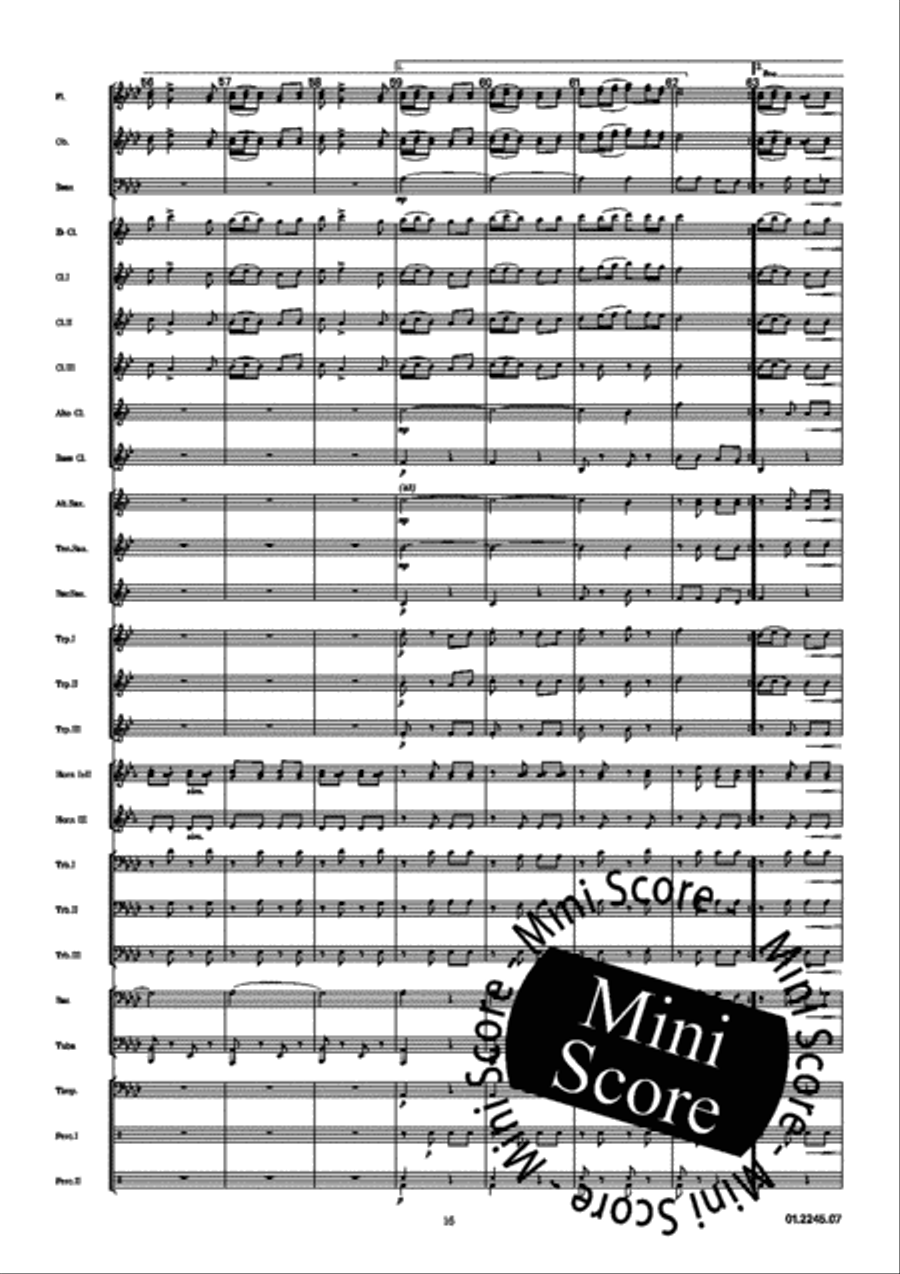 Danza Y Marcha Danza Y Marcha Concert Band scores gallery preview page 20