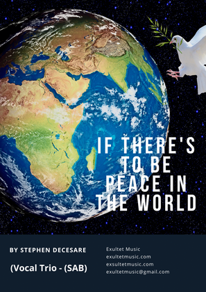 Book cover for If There's To Be Peace In The World (Vocal Trio - (SAB)