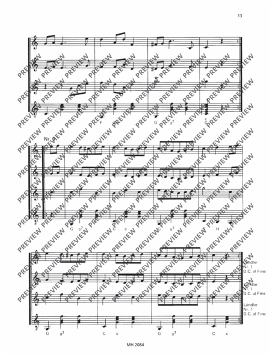 Hackbrett und Flöte Hackbrett und Flöte Flute scores gallery preview page 14
