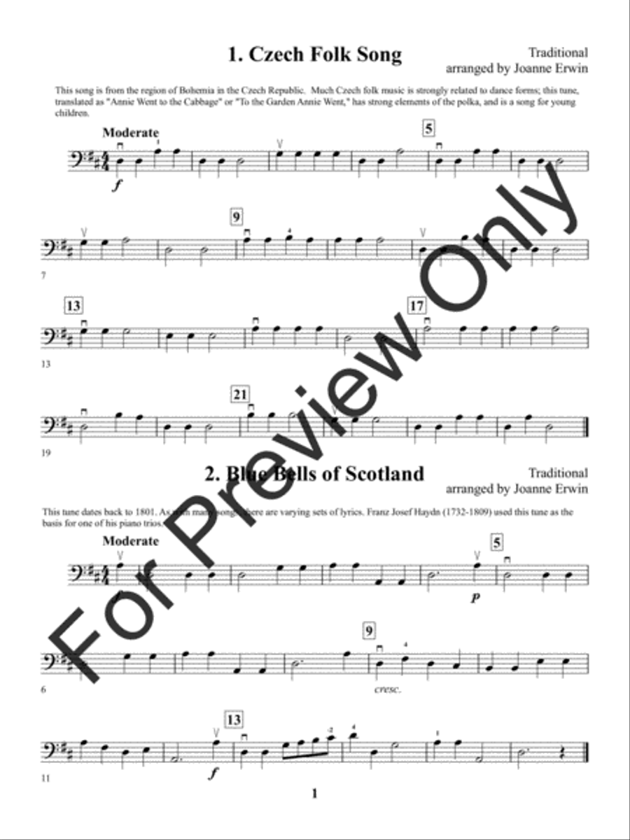 String Premiere - Bass String Orchestra scores gallery preview page 7