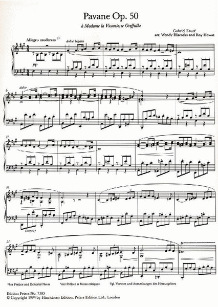 Pavane - Op. 50