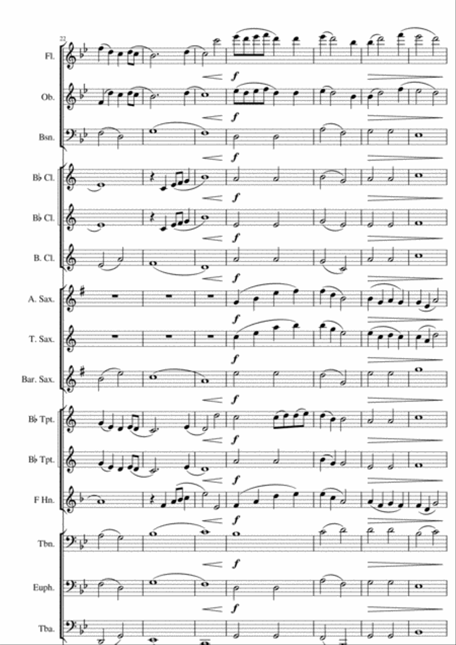 A Piece of Paradise Concert Band scores gallery preview page 5