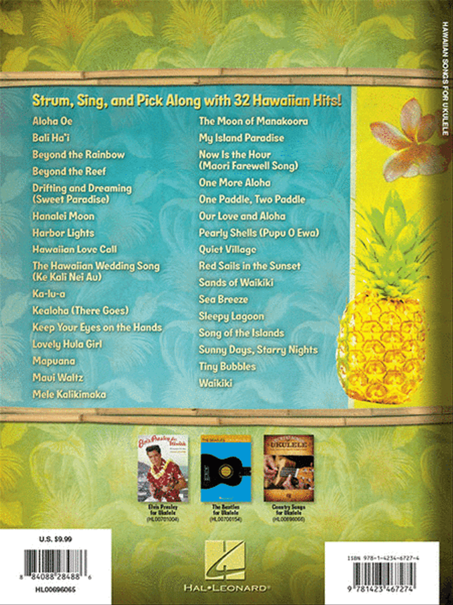 Hawaiian Songs for Ukulele Ukulele scores gallery preview page 6