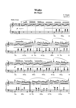 Chopin Waltz Op. 64 No. 1 in Db Major