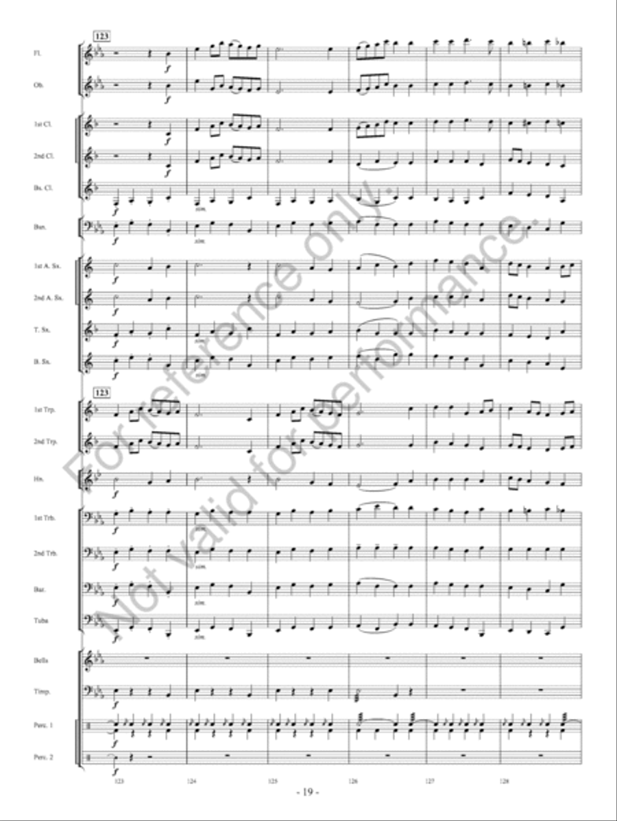 Pembroke Castle Concert Band scores gallery preview page 20