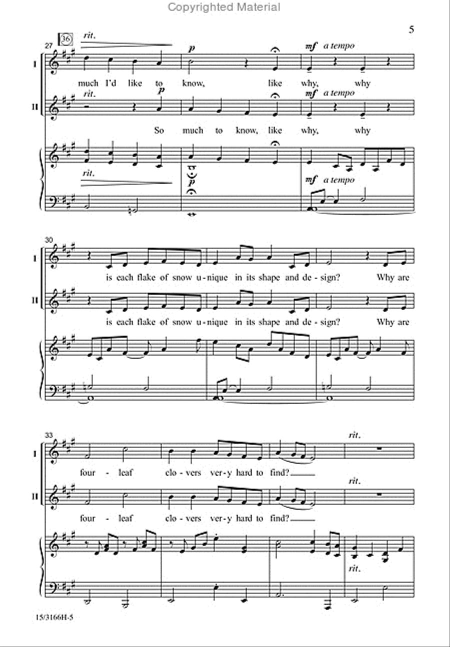 Curiosity Unison Choir scores gallery preview page 5