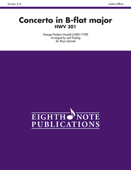 Concerto in B-flat Major HWV 301