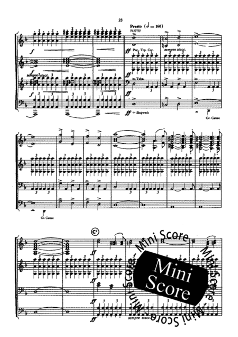 Le Roi D'Ys Le Roi D'Ys Fanfare Band scores gallery preview page 25
