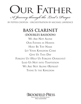 Our Father - A Journey Through The Lord's Prayer - Bass Clarinet (sub. Bassoon)