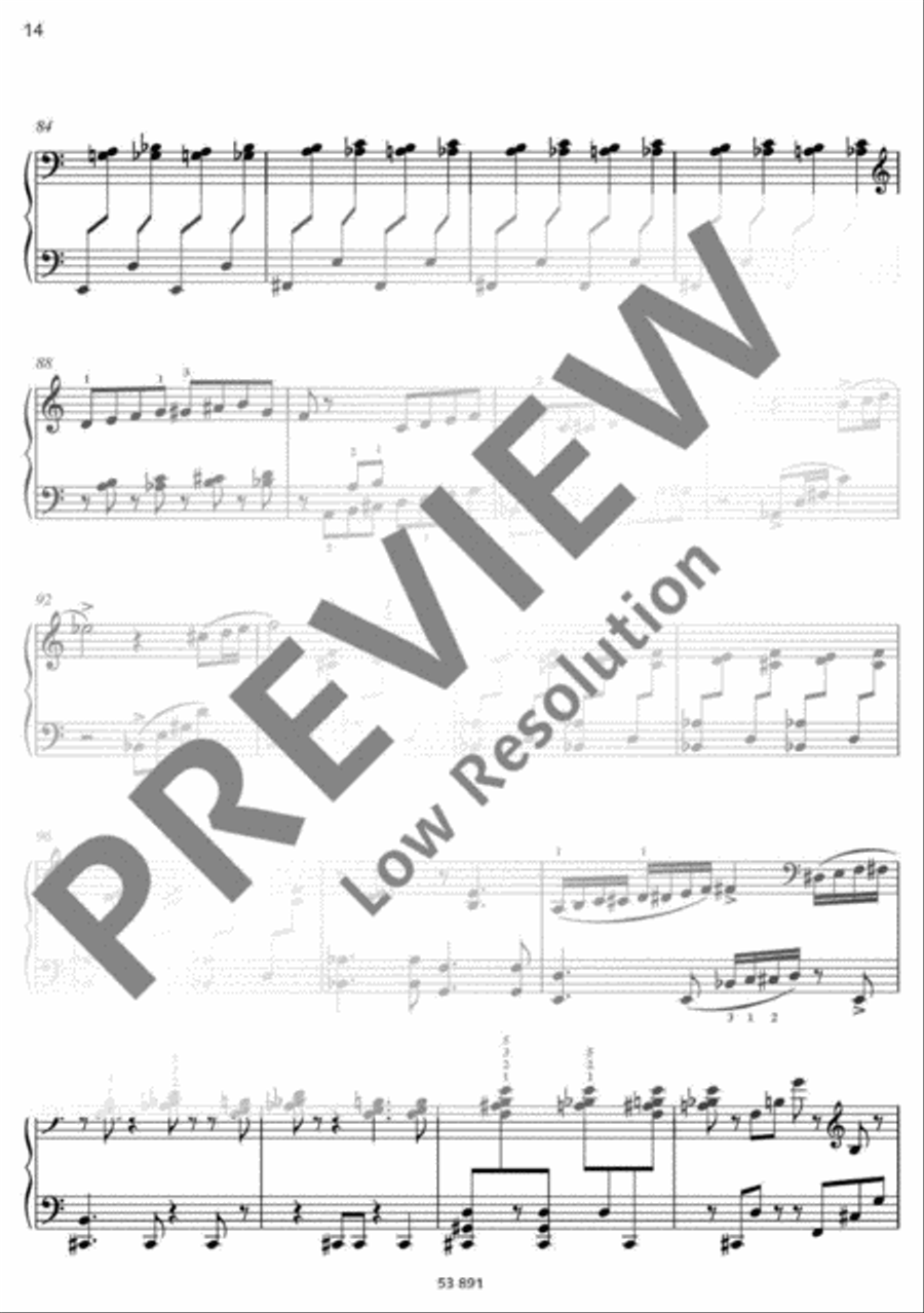 Pas de deux Piano Duet scores gallery preview page 15