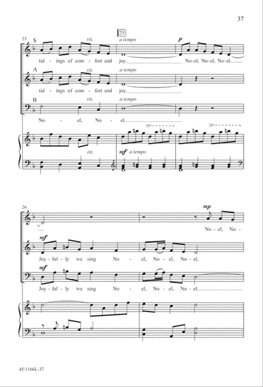 12 Carols for about 12 Singers 3-Part scores gallery preview page 38