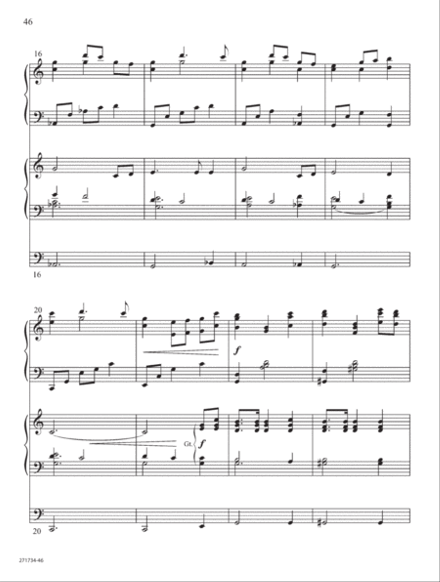Grace So Amazing Organ scores gallery preview page 24