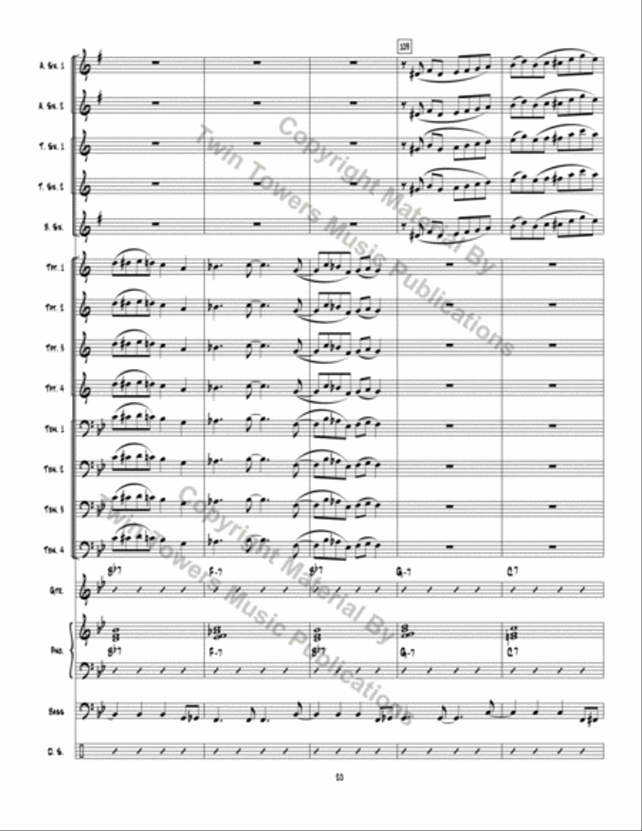 Verteron X Factor Jazz Ensemble scores gallery preview page 21