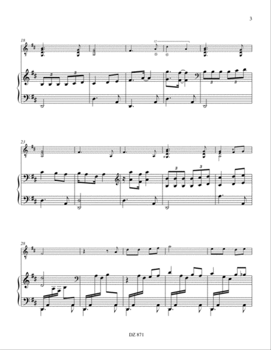 Berceuse pour Olivier Classical Guitar scores gallery preview page 3