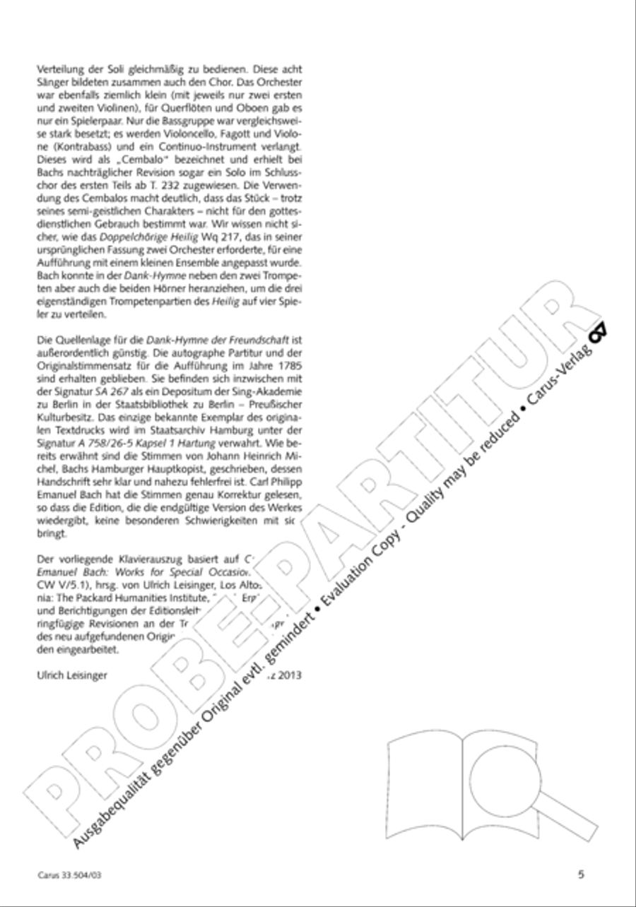 Dank-Hymne der Freundschaft 4-Part scores gallery preview page 6