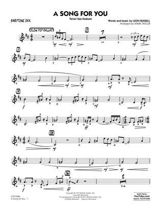 A Song for You (Tenor Sax Feature) - Baritone Sax