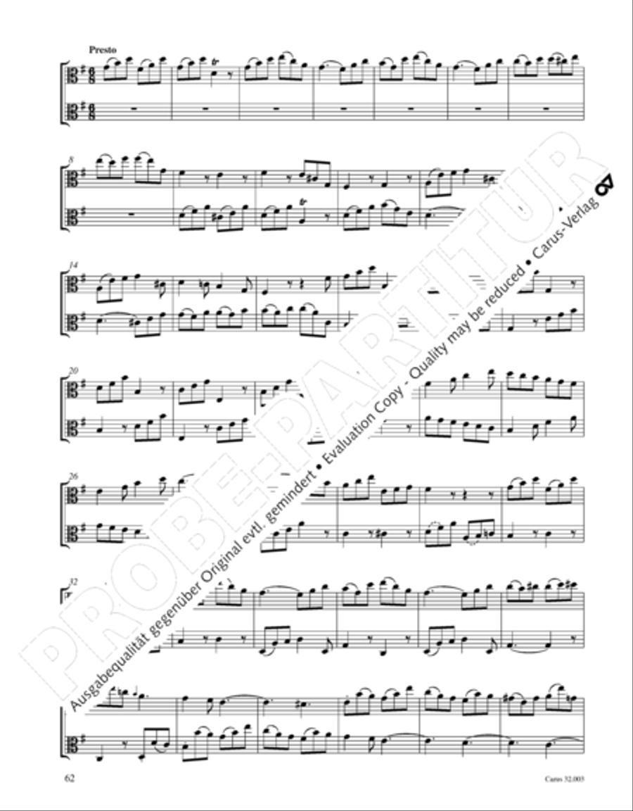 Gesamtausgabe Band 3 (Kammermusik: Duette, Solo- und Triosonaten) Score scores gallery preview page 83
