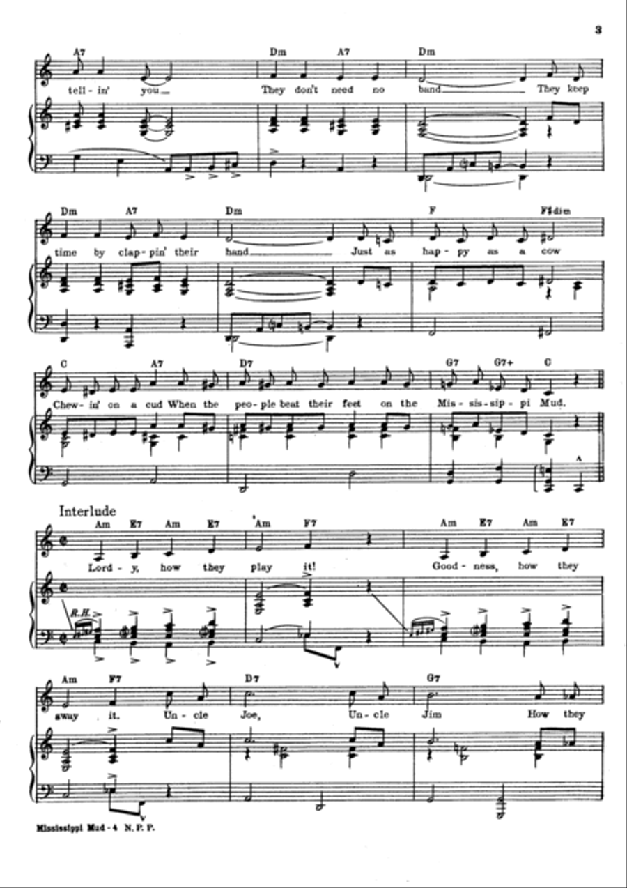 Mississippi Mud Mississippi Mud Voice scores gallery preview page 3