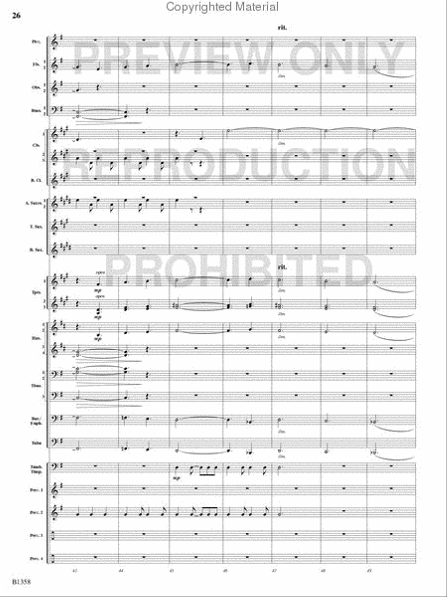 Three Celtic Dances Concert Band scores gallery preview page 25