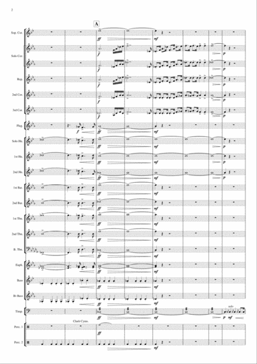 Finale from Symphony 8 (Brukner) Brass Ensemble scores gallery preview page 2