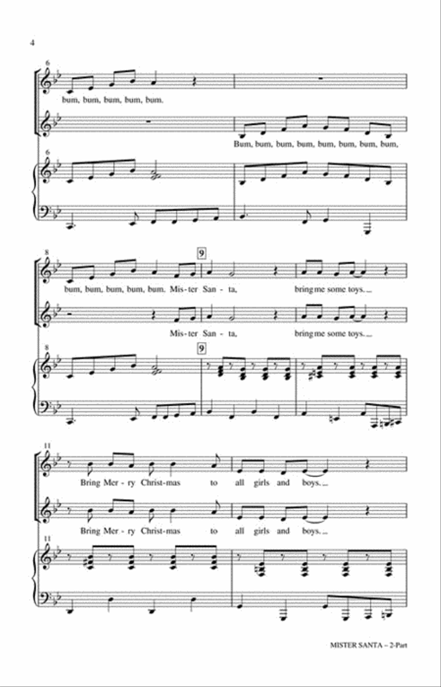 Mister Santa 2-Part scores gallery preview page 3