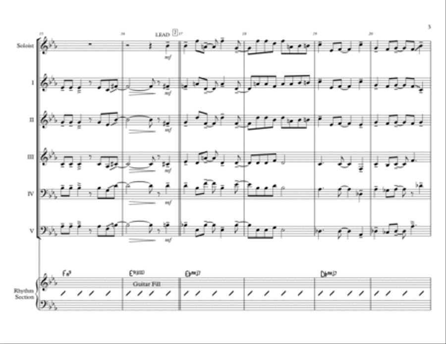 Sleepy Creek Samba Jazz Ensemble scores gallery preview page 3