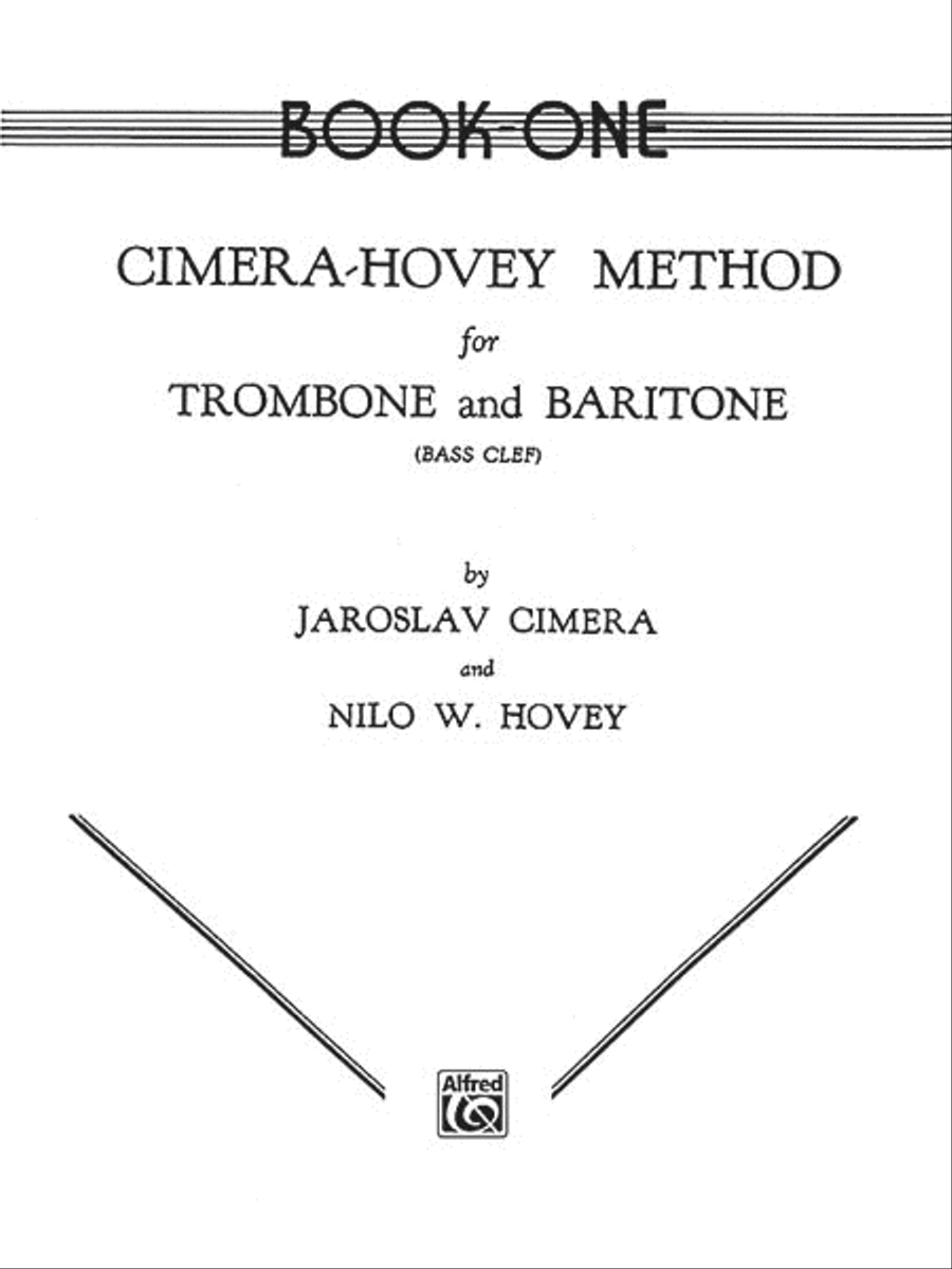 Cimera - Hovey Method for Trombone and Baritone, Book 1 Baritone Horn scores gallery preview page 1