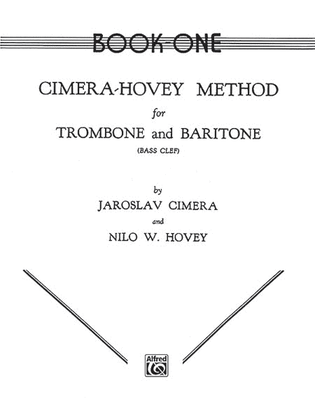 Book cover for Cimera - Hovey Method for Trombone and Baritone, Book 1