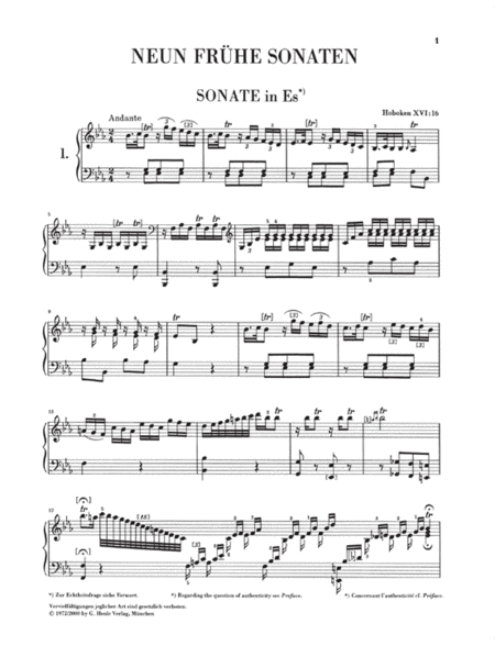 Complete Piano Sonatas, Volume I  Sheet Music