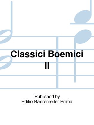 Book cover for Classici Boemici II