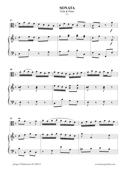BACH: Sonata BWV 1035 for Viola & Piano image number null