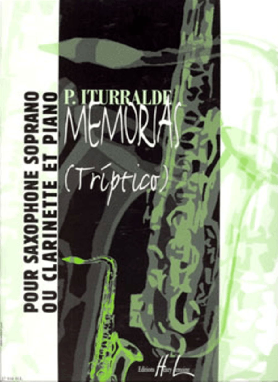 Memorias (Triptico) Clarinet scores gallery preview page 1