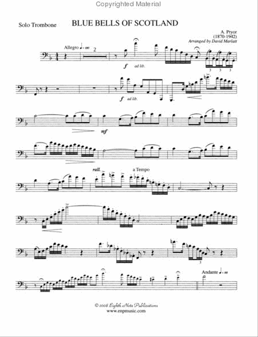 Blue Bells of Scotland Small Ensemble scores gallery preview page 4