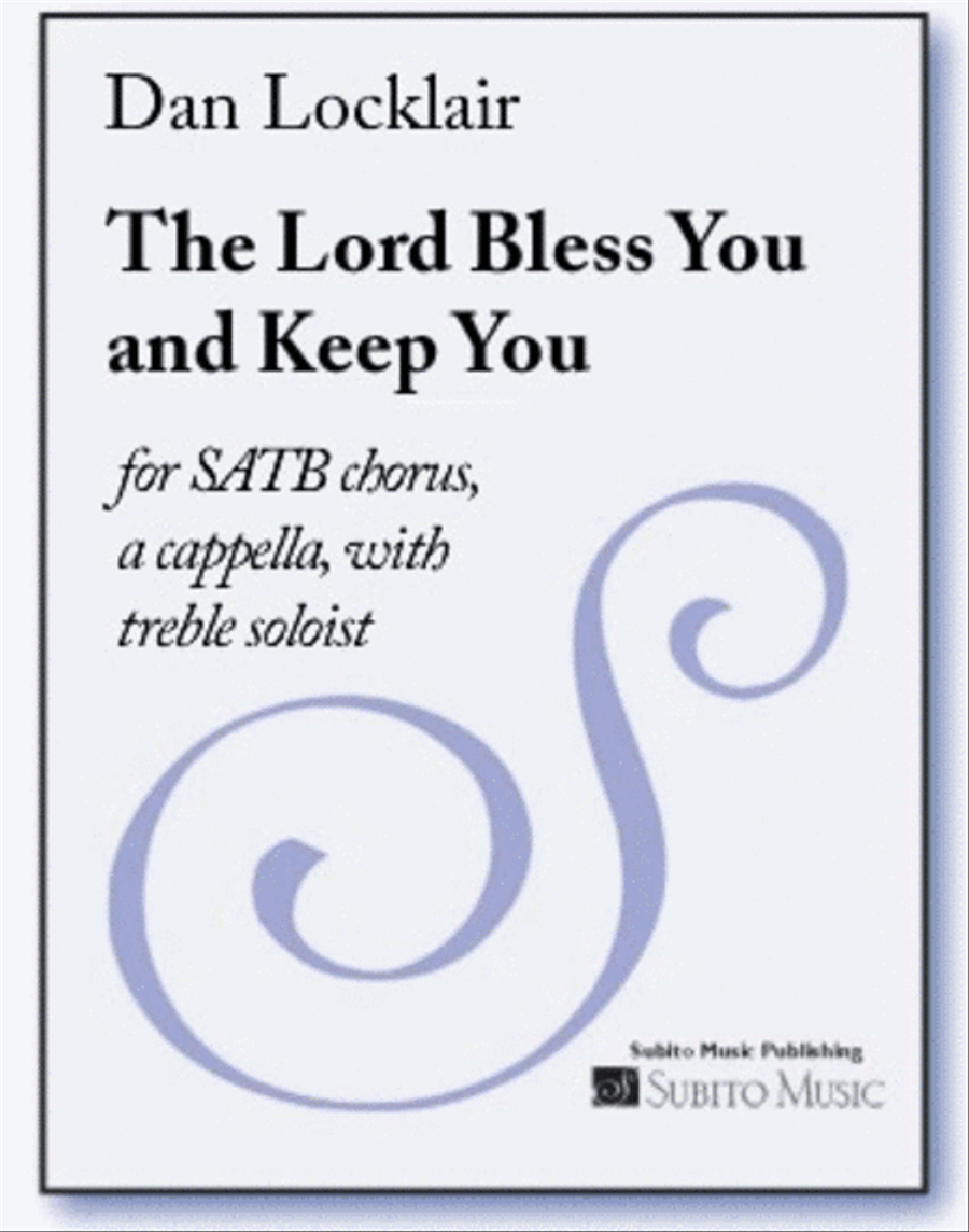 The Lord Bless You and Keep You 4-Part scores gallery preview page 1