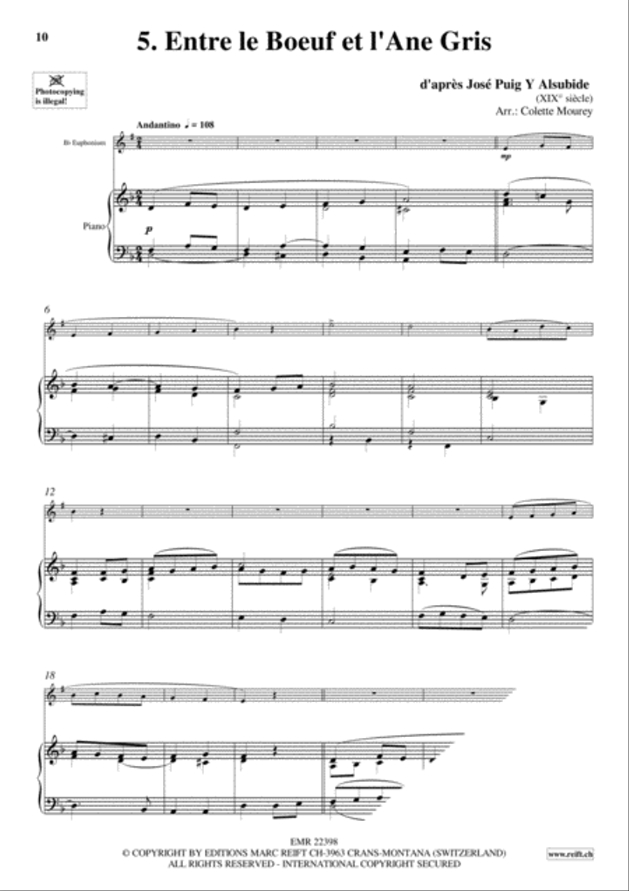 20 Greatest Christmas Hits Euphonium scores gallery preview page 7