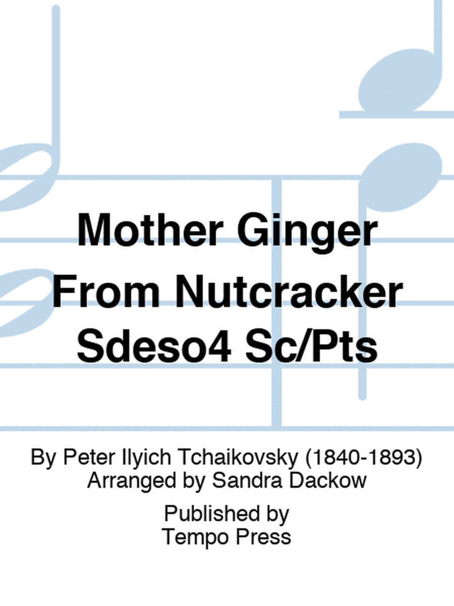 Mother Ginger From Nutcracker Sdeso4 Sc/Pts