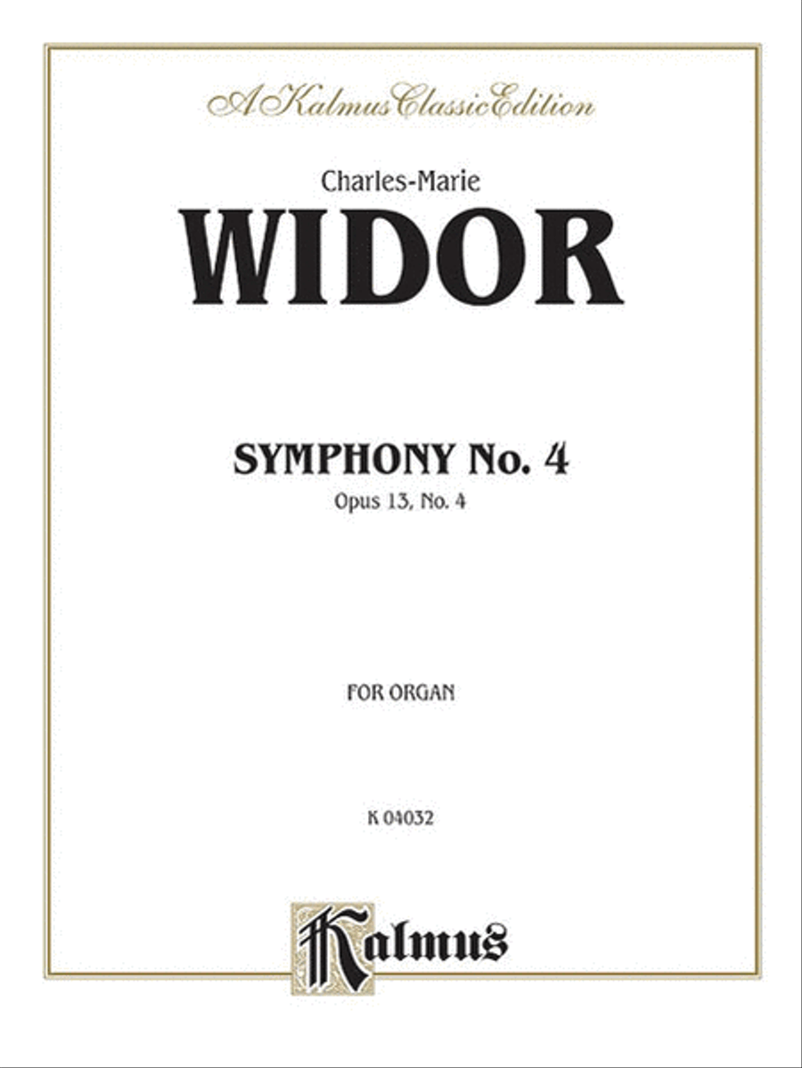 Symphony No. 4 in F Minor, Op. 13