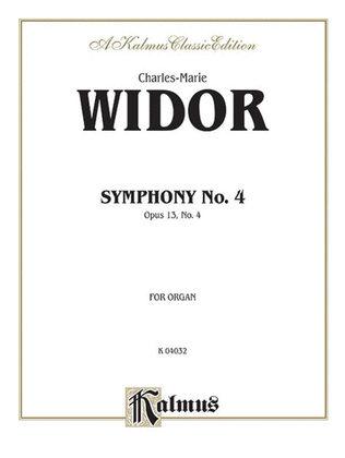 Book cover for Symphony No. 4 in F Minor, Op. 13