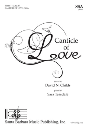 Book cover for Canticle of Love - SSA Octavo