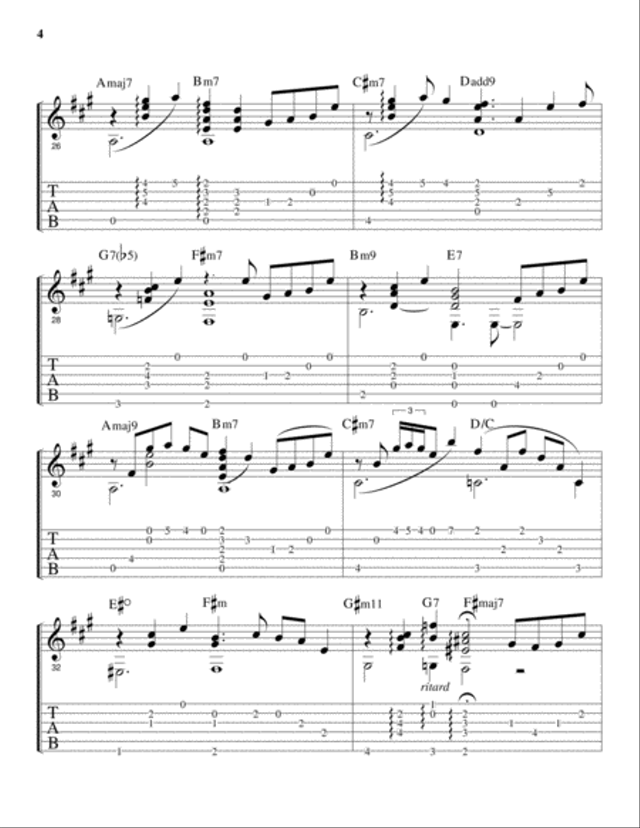 Seven Sunflowers Electric Guitar scores gallery preview page 5