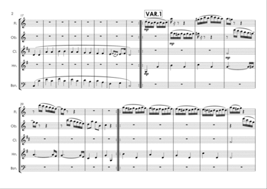 12 Variations on ’Twinkle Twinkle Little Star’ 