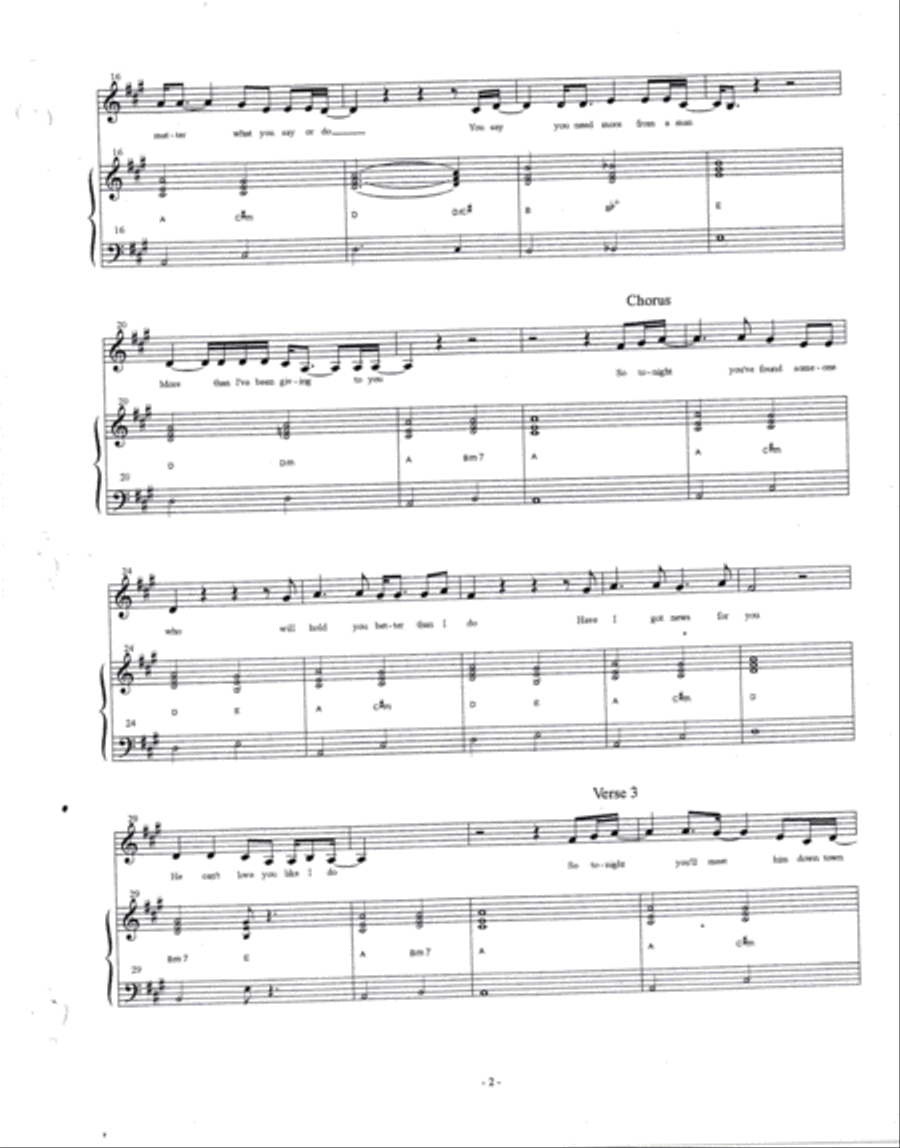 He Can't Love You Like I Do Electric Guitar scores gallery preview page 2