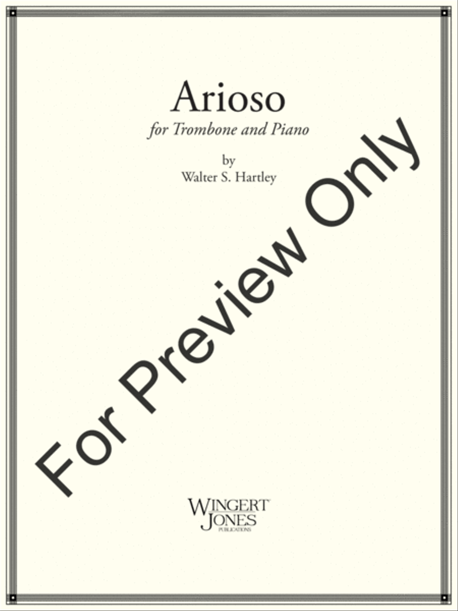 Arioso Trombone scores gallery preview page 2