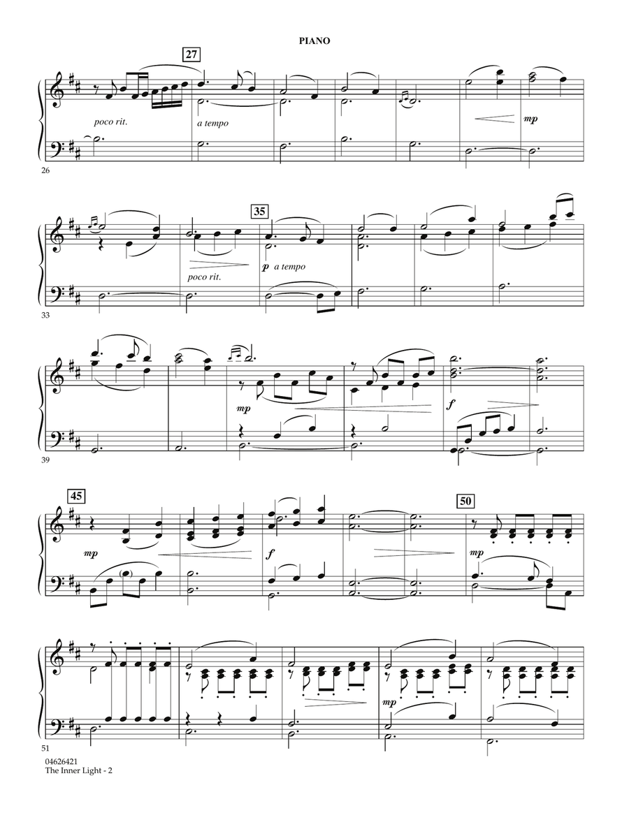 The Inner Light (Solo with Strings) - Piano Orchestra scores gallery preview page 2
