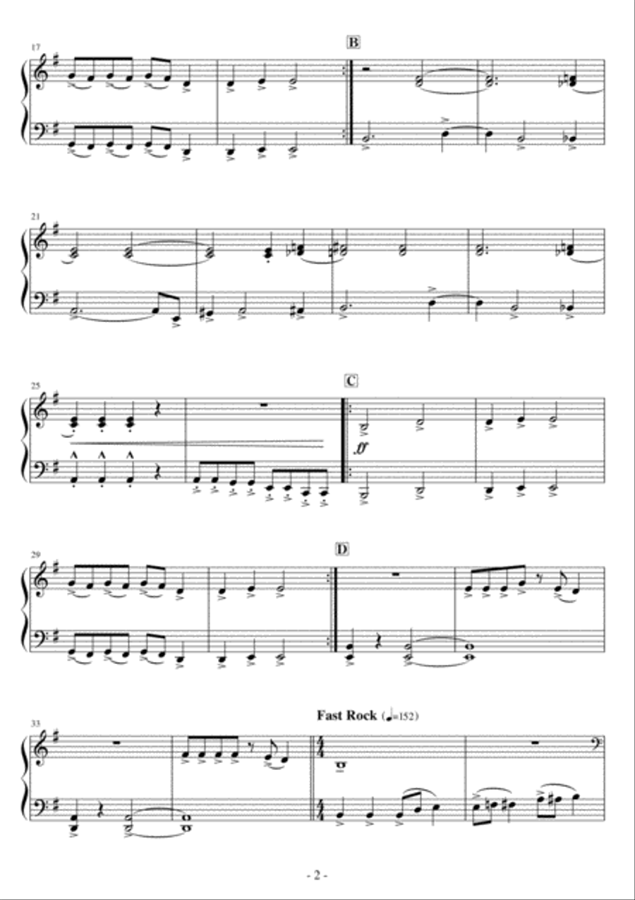 Iron Man Easy Piano scores gallery preview page 2
