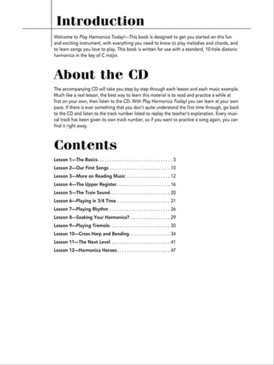 Play Harmonica Today! Play Harmonica Today! Harmonica scores gallery preview page 2