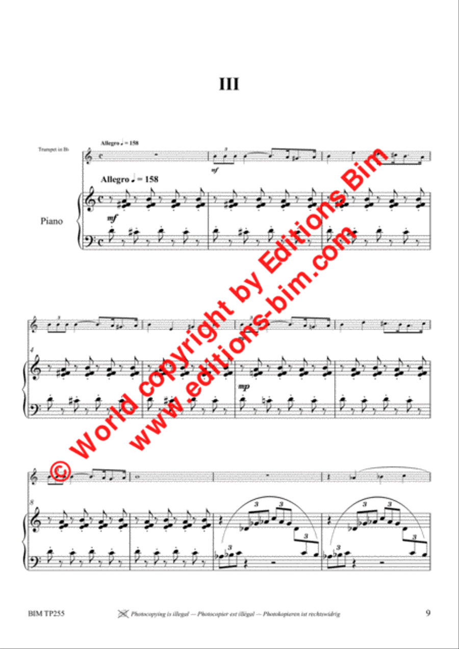 3 Episodes Trumpet Solo scores gallery preview page 6