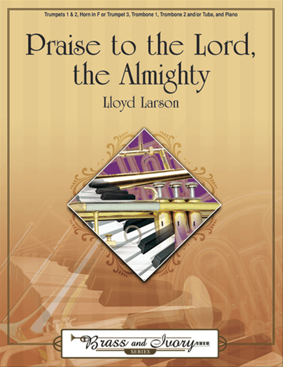 Praise to the Lord, the Almighty Brass Ensemble scores gallery preview page 1